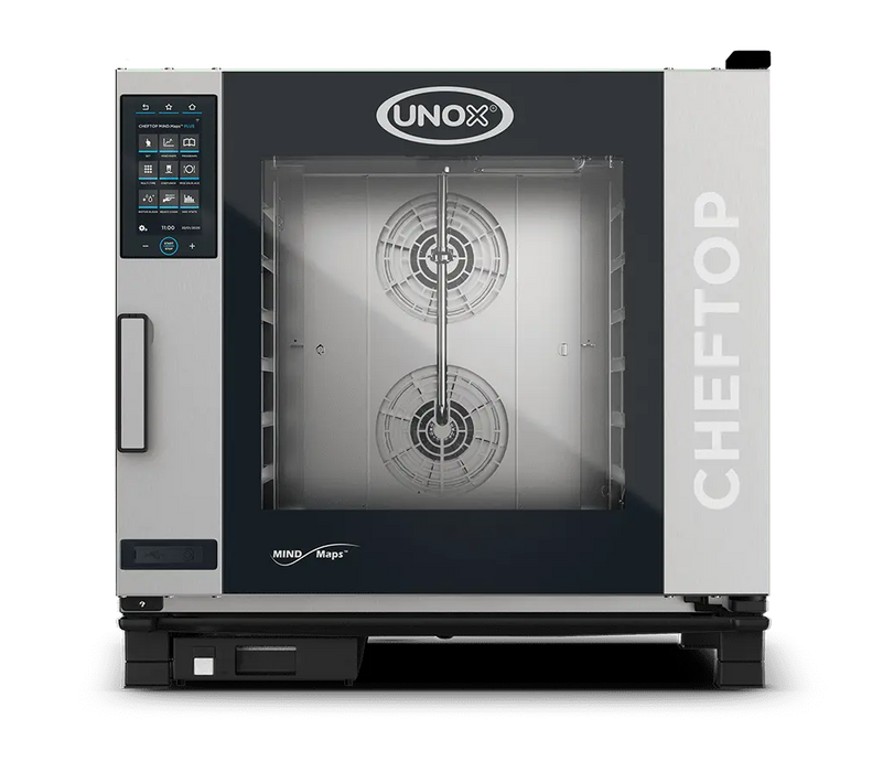 Unox CHEFTOP MIND.Maps PLUS Intelligent Commercial Combi Oven – 6-Tray GN 2/1 – Electric — XEVC-0621-EPLM