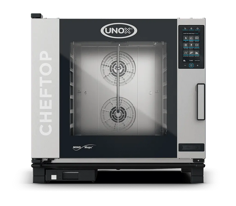 Unox CHEFTOP MIND.Maps PLUS Intelligent Commercial Combi Oven – 6-Tray GN 2/1 – Gas — XEVC-0621-GPRM