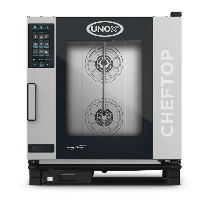 Unox CHEFTOP MIND.Maps PLUS Intelligent Commercial Combi Oven – 7-Tray GN 1/1 – Electric — XEVC-0711-EPLM-MS
