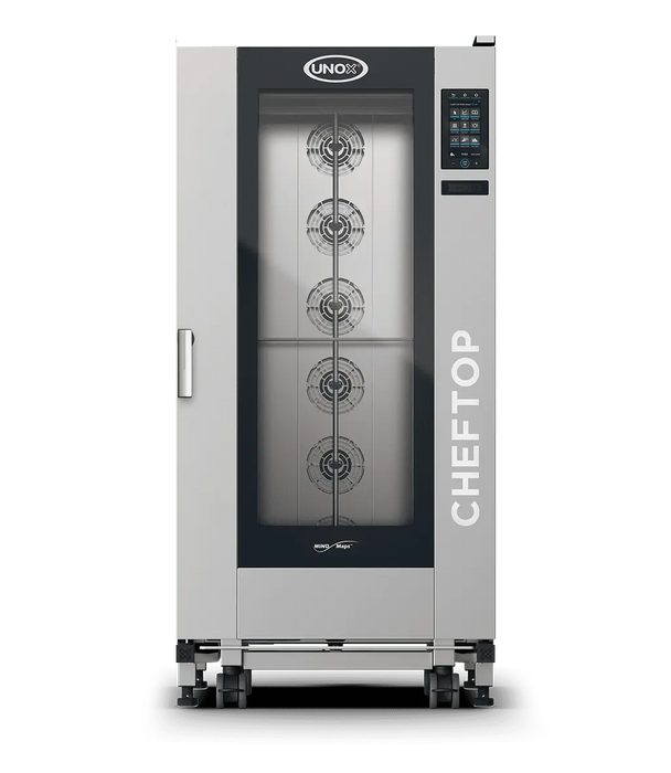 Unox CHEFTOP MIND.Maps PLUS Trolley Intelligent Commercial Combi Oven – 20-Tray GN 2/1 – Electric — XEVL-2021-YPLS