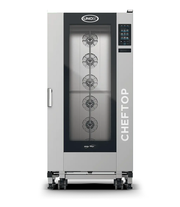 Unox CHEFTOP MIND.Maps PLUS Trolley Intelligent Commercial Combi Oven – 20-Tray GN 2/1 – Gas — XEVL-2021-GPLS