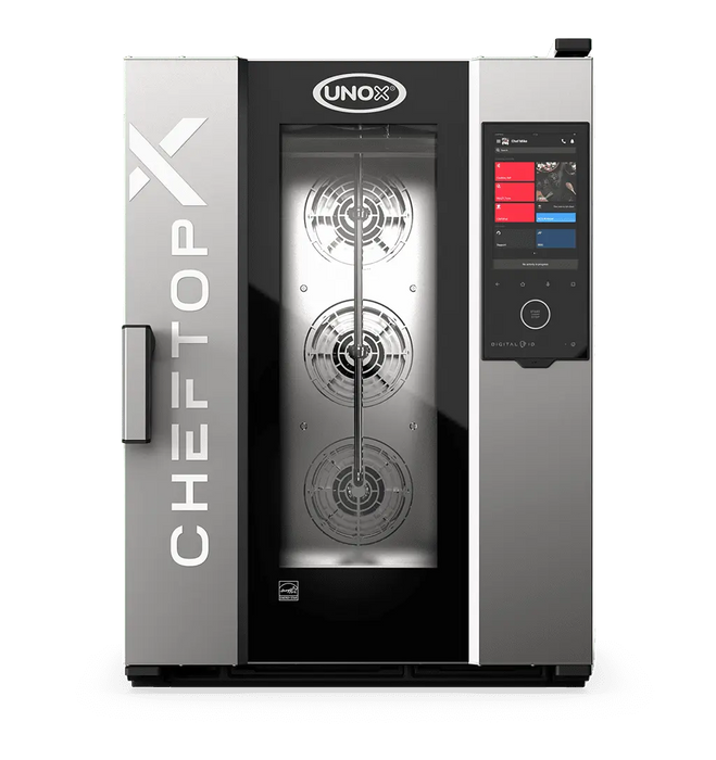 Unox CHEFTOP-X Digital.ID Flagship Commercial Combi Oven – 10-Tray GN 1/1 – Electric — XEDA-1011-EXLS-ET