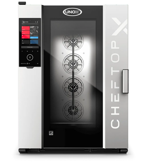 Unox CHEFTOP-X Digital.ID Flagship Commercial Combi Oven – 10-Tray GN 2/1 – Electric — XEDA-1021-EXRS-ET