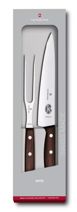 Victorinox Carving Set 2 Piece Wood - Giftbox  Carving Knives