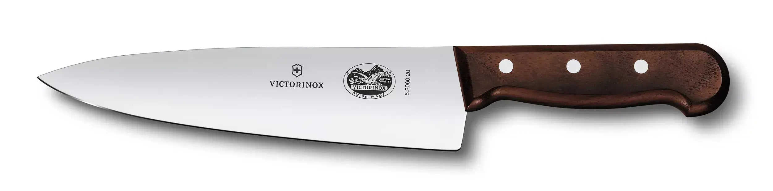 Victorinox Cooks Carving Knife 20cm - Extra Wide Blade - Wood - Gift Box  Carving Knives