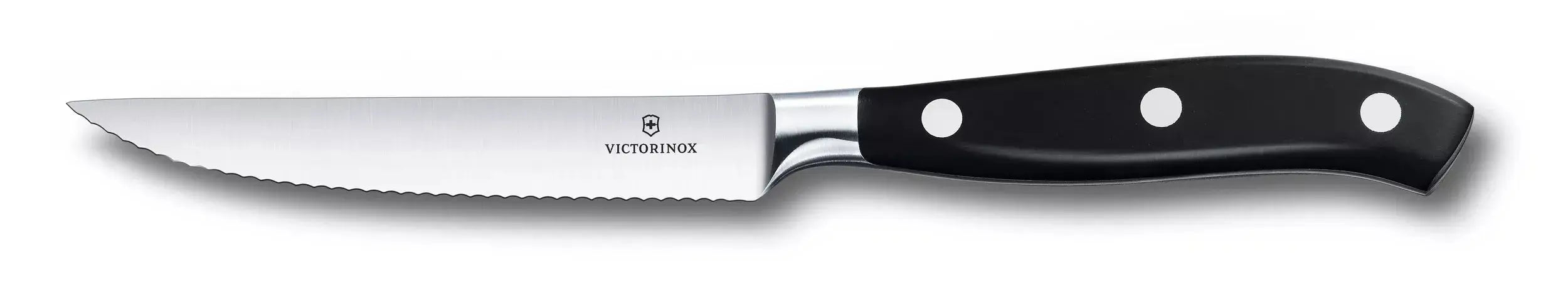 Victorinox Forged Steak Knife - 12cm Wavy Edge - Gift Box  Steak Knives