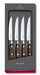 Victorinox Steak Knife Set 4 Pieces - 3 Rivet Wood Handle - Gift Box  Knife Sets