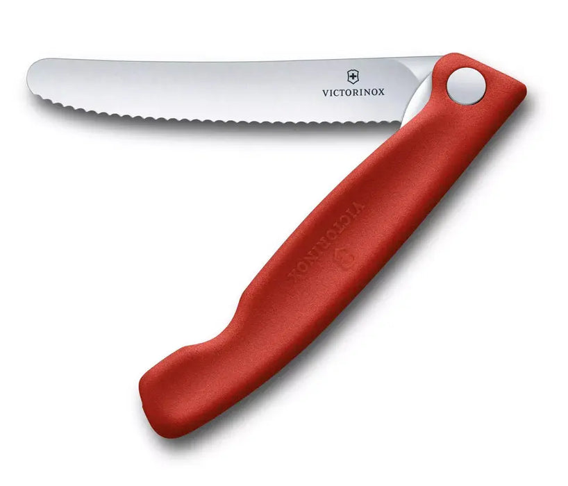 Victorinox Swiss Classic Foldable Paring Knife 11cm - Wavy Edge  Foldable Knives