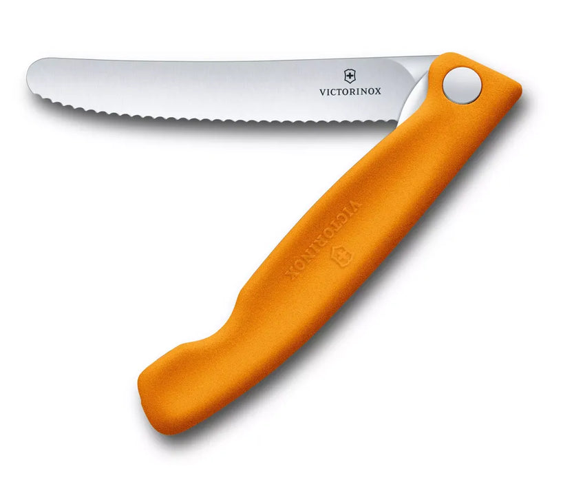 Victorinox Swiss Classic Foldable Paring Knife 11cm - Wavy Edge