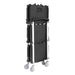 Vogue 3-Tier Polypropylene Folding Trolley Small  Catering Trolleys