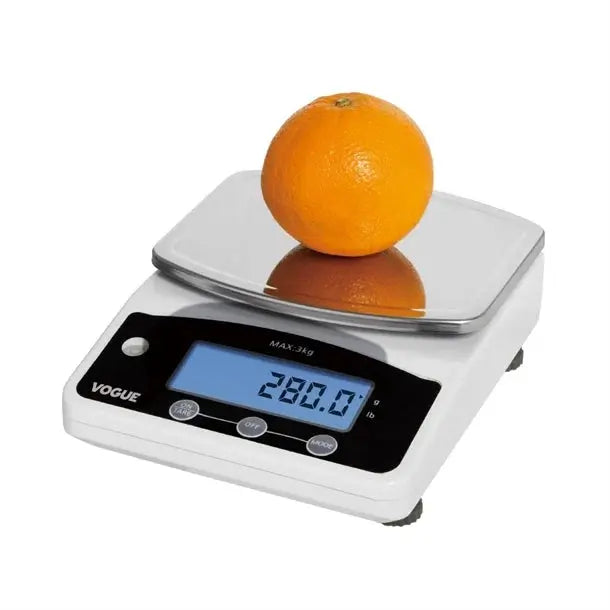 Vogue Electronic Platform Scale 3 kg - F201-A  Kitchen Scales