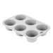 Vogue DA520 flexible silicone six-hole muffin pan