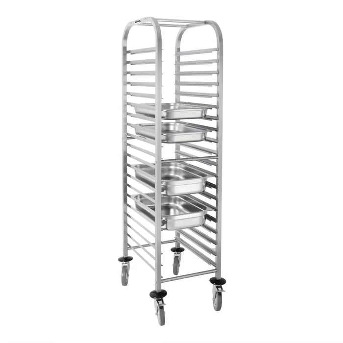Vogue Gastronorm Racking Trolley 20 Level  Catering Trolleys