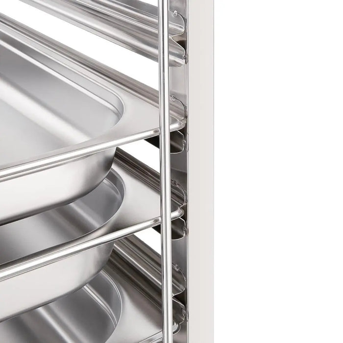 Vogue Gastronorm Racking Trolley 7 Level  Catering Trolleys