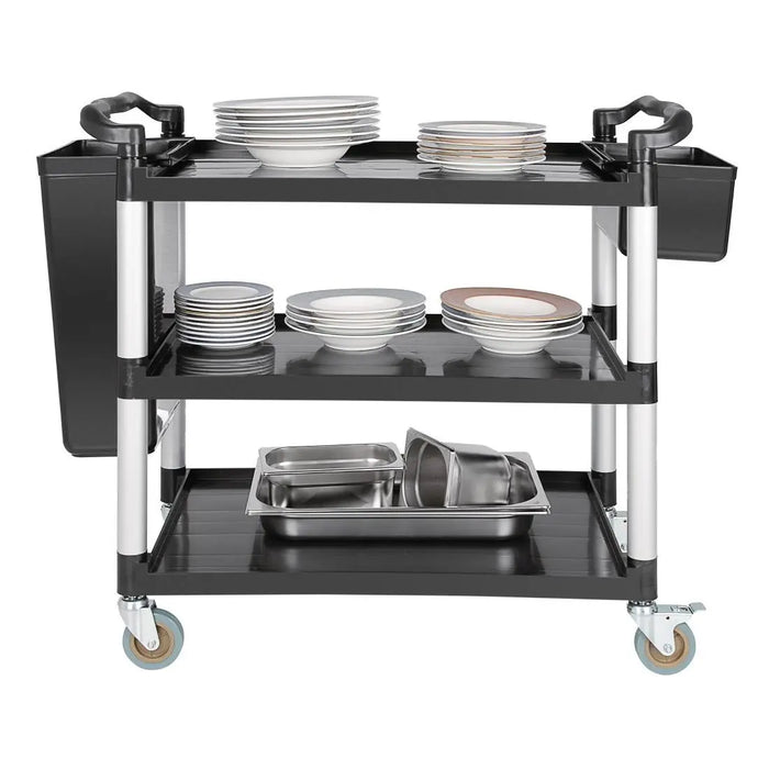 Vogue Polypropylene Mobile Trolley Large  Catering Trolleys