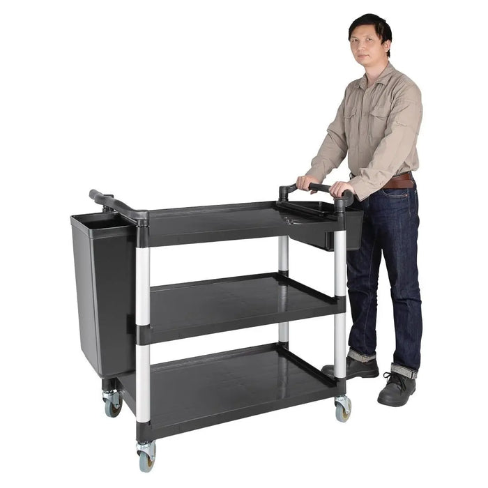 Vogue Polypropylene Mobile Trolley Large  Catering Trolleys