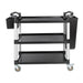 Vogue Polypropylene Mobile Trolley Large  Catering Trolleys