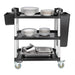 Vogue Polypropylene Mobile Trolley Small  Catering Trolleys