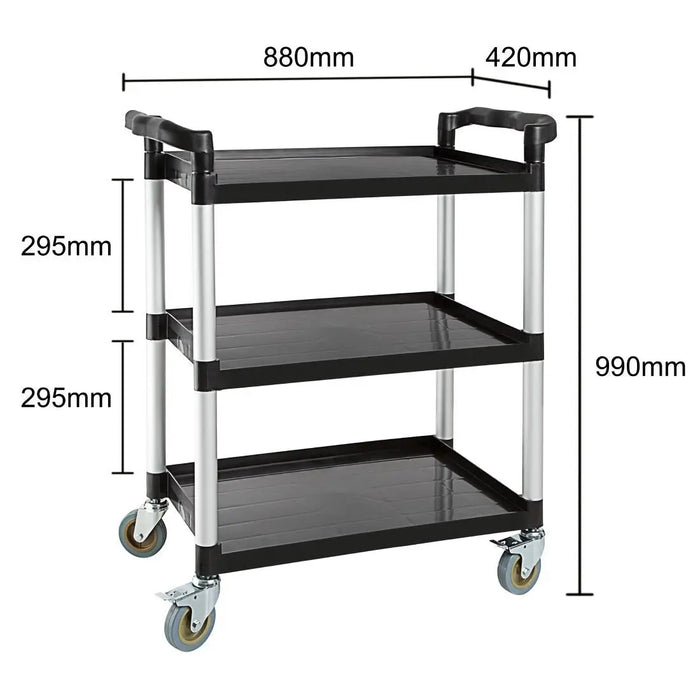 Vogue Polypropylene Mobile Trolley Small  Catering Trolleys