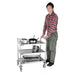 Vogue Stainless Steel 3-Tier Clearing Trolley Small  Catering Trolleys
