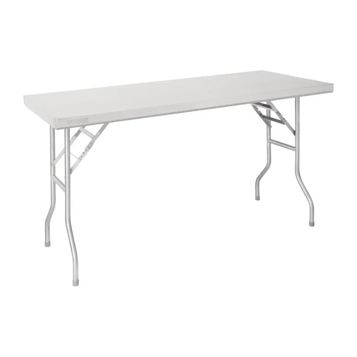 Vogue Stainless Steel Folding Work Table 1220 × 610 × 780 mm  Tables