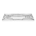 Vogue Stainless Steel Folding Work Table 1830 × 760 × 780 mm  Tables