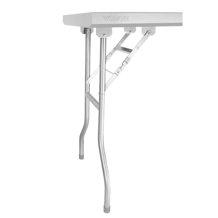 Vogue Stainless Steel Folding Work Table 1830 × 760 × 780 mm  Tables
