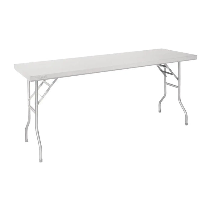 Vogue Stainless Steel Folding Work Table  1830×610×780 mm  Tables