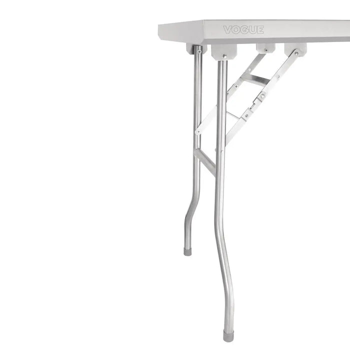 Vogue Stainless Steel Folding Work Table  1830×610×780 mm  Tables