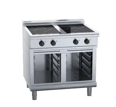 Waldorf 800 Series INL8400R5-CB - 900mm Electric Induction Cooktop Low Back Version - Cabinet Base
