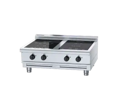 Waldorf 800 Series INL8400R5F-B- 900mm Electric Induction Cooktop Low Back Version - Bench Model
