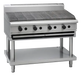 Waldorf 800 Series CHL8120G-LS - 1200mm Gas Chargrill Low Back Version Leg Stand
