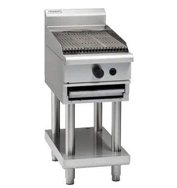 Waldorf 800 Series CHL8450G-LS - 450mm Gas Chargrill Low Back Version - Leg Stand