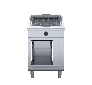 Waldorf 800 Series CHL8600ED-CB - 600mm Electric Chargrill Low Back Version - Cabinet Base