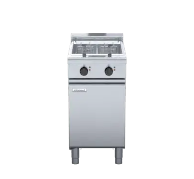 Waldorf 800 Series FNL8224E - 450mm Twin Pan Electric Fryer Low Back Version