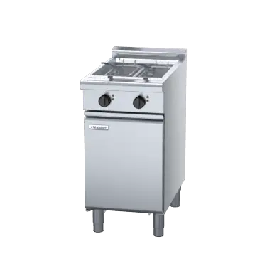 Waldorf 800 Series FNL8224E - 450mm Twin Pan Electric Fryer Low Back Version