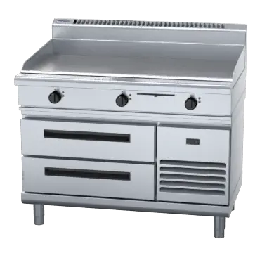 Waldorf 800 Series GP8120E-RB - 120mm Electric Griddle - Refrigerated Base
