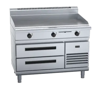 Waldorf 800 Series GP8120E-RB - 120mm Electric Griddle - Refrigerated Base