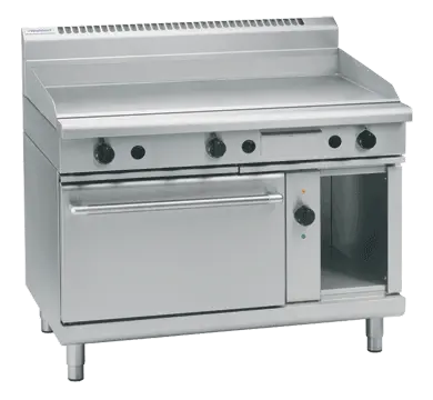 Waldorf 800 Series GP8121GEC - 1200mm Gas Griddle Electric Convection Oven Range
