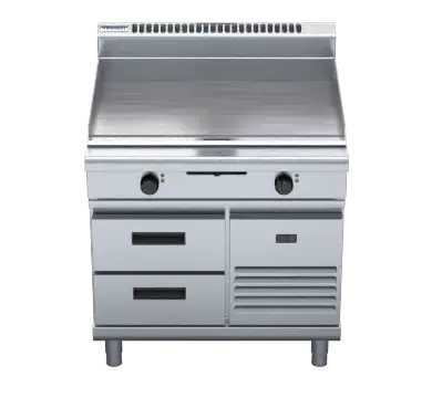 Waldorf 800 Series GP8900E-RB - 900mm Electric Griddle - Refrigerated Base
