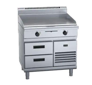 Waldorf 800 Series GP8900E-RB - 900mm Electric Griddle - Refrigerated Base