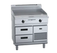 Waldorf 800 Series GP8900E-RB - 900mm Electric Griddle - Refrigerated Base