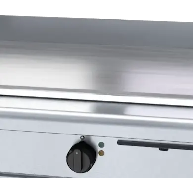 Waldorf 800 Series GPL8120E-RB - 1200mm Electric Griddle Low Back Version - Refrigerated Base