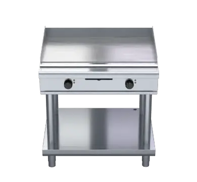 Waldorf 800 Series GPL8900E-LS - 900mm Electric Griddle Low Back Version - Leg Stand
