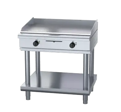 Waldorf 800 Series GPL8900E-LS - 900mm Electric Griddle Low Back Version - Leg Stand