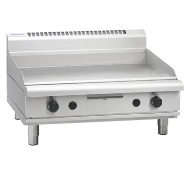 Waldorf 800 Series GPL8900G-B - 900mm Gas Griddle Low Back Version Bench Model
