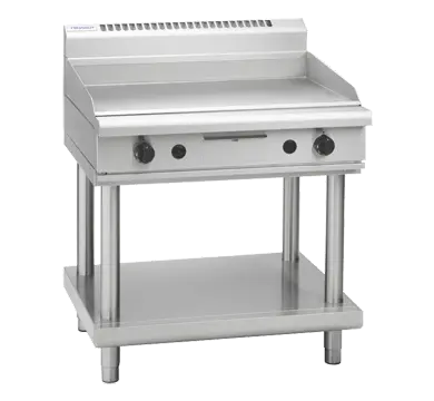 Waldorf 800 Series GPL8900G-LS - 900mm Gas Griddle Low Back Version Leg Stand
