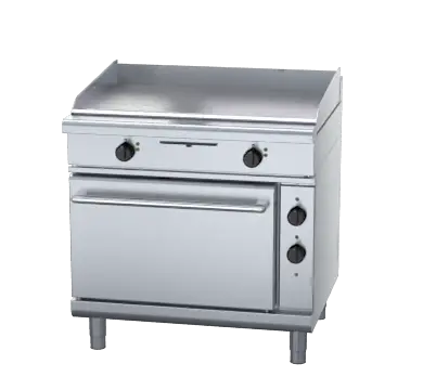 Waldorf 800 Series GPL8910EC - 900mm Electric Griddle Convection Oven Range Low Back Version
