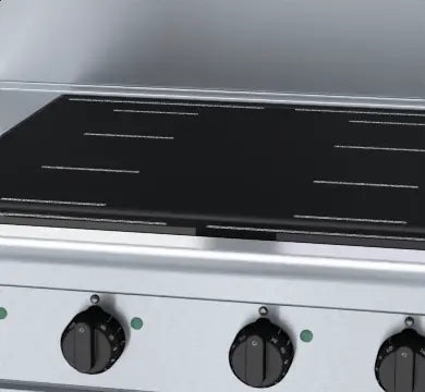 Waldorf 800 Series IN8400F-B - 900mm Electric Induction Cooktop - Bench Model