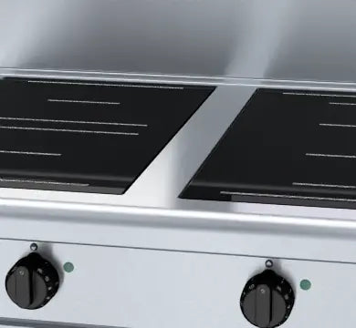 Waldorf 800 Series IN8400R3F-B - 900mm Electric Induction Cooktop - Bench Model